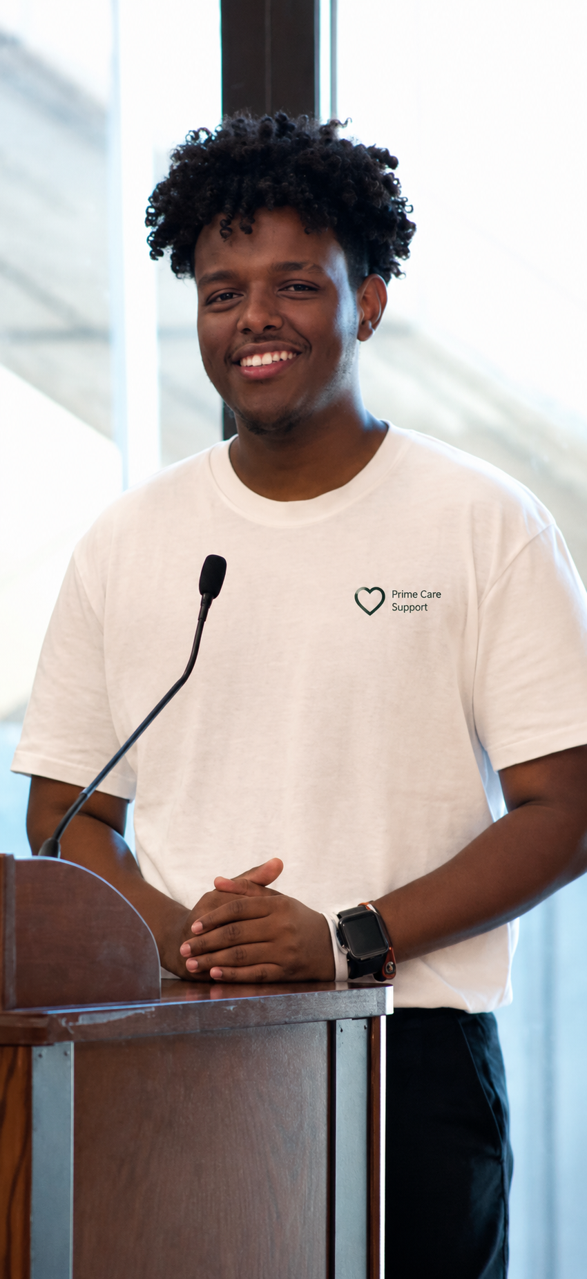 Portrait of Mohamed Salih, Operations & Care Director.